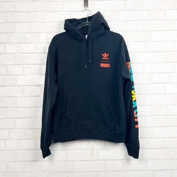 adidas Shirts Adidas X Beyond The Streets Nyc Black Hoodie